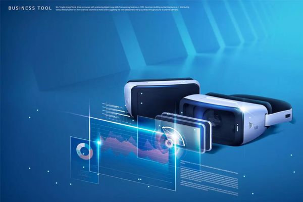 %name VR虛擬現(xiàn)實技術高科技產(chǎn)品海報設計